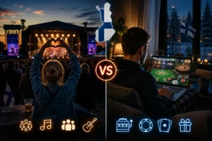 konsertit vs nettikasinot